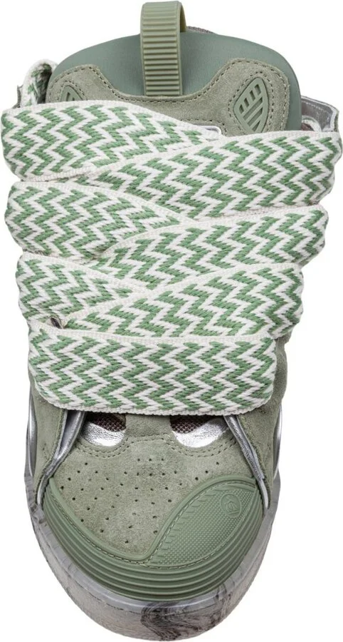 Lanvin Sneakers In Calf Nappa, Suede And Mesh - Image 3