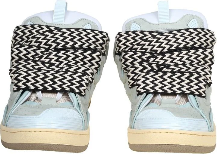 Lanvin Sneakers In Leather And Fabric - Image 3