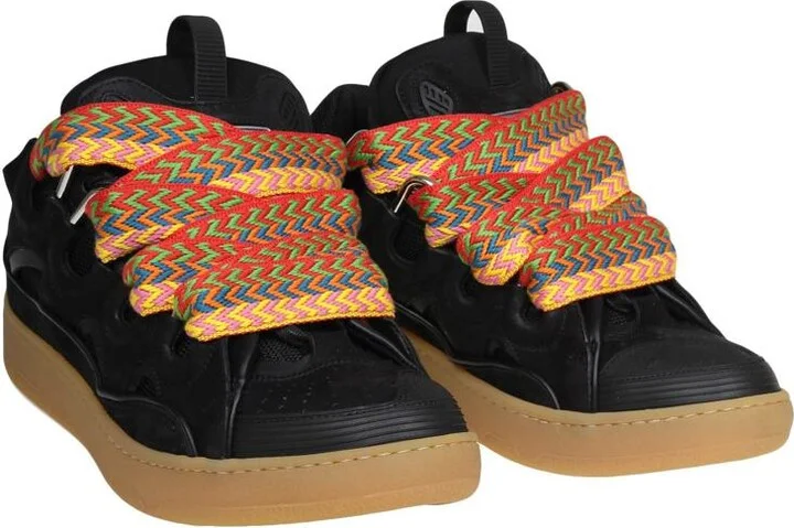 Lanvin Sneakers In Leather, Fabric And Suede - Image 2