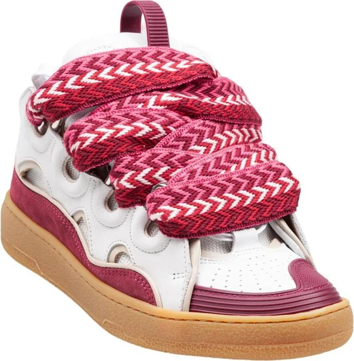 Lanvin Sneakers In Leather, Fabric And Suede - Image 2
