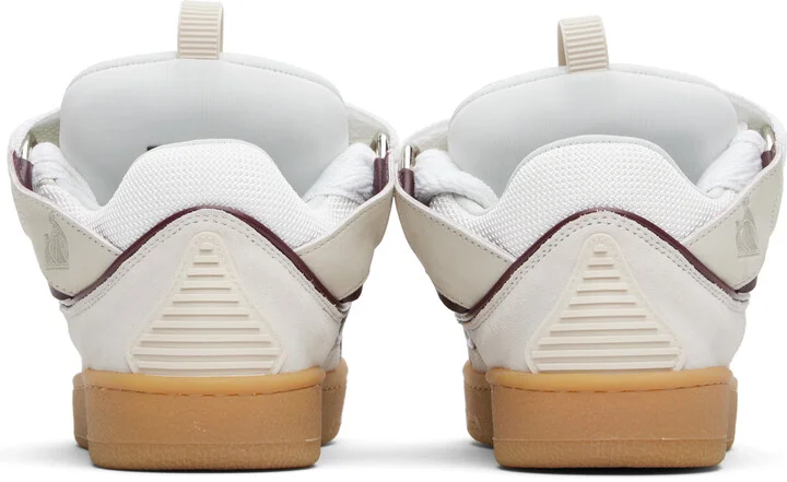 Lanvin SSENSE Exclusive Beige Curb Sneakers - Image 2
