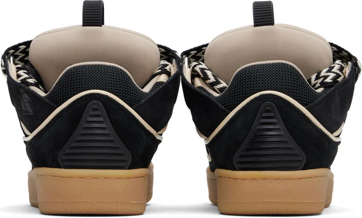 Lanvin SSENSE Exclusive Black Curb Sneakers - Image 2