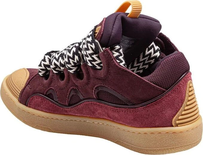 Lanvin Suede And Fabric Sneakers - Image 2