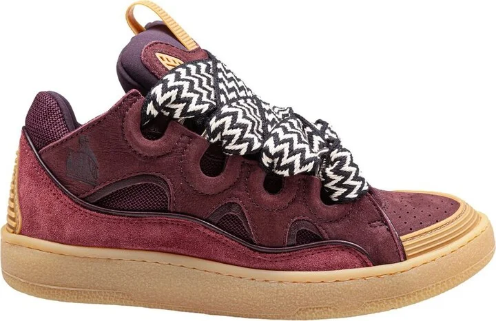Lanvin Suede And Fabric Sneakers