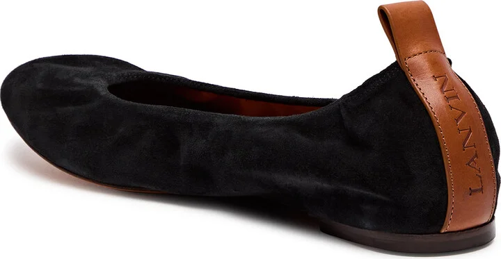 Lanvin Suede Ballet Flats - Image 2
