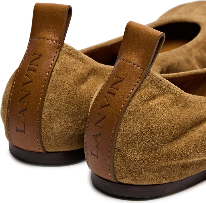 Lanvin Suede Ballet Flats - Image 7