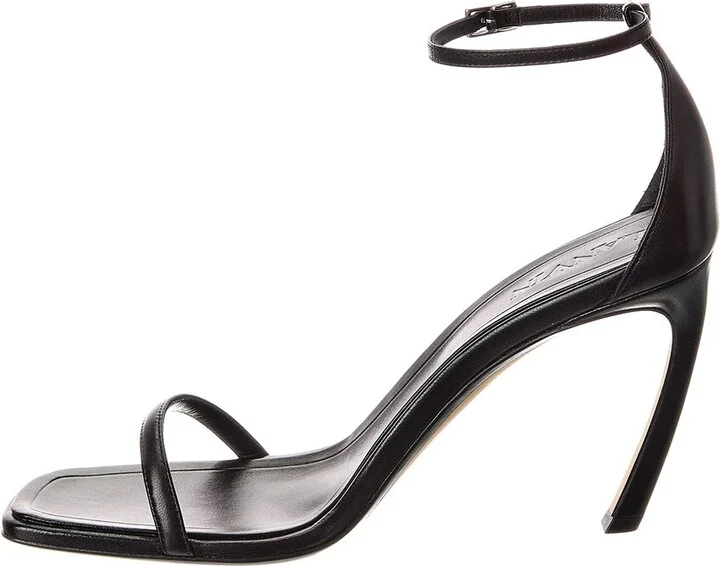 Lanvin Swing 95 Leather Sandal - Image 2