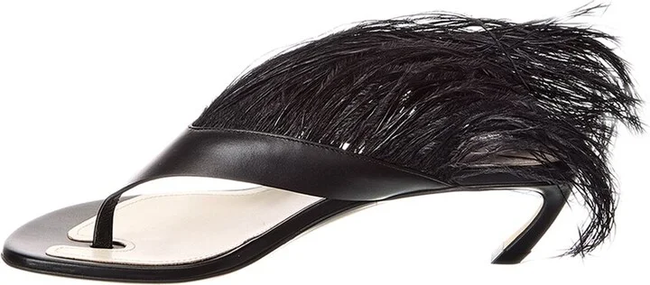 Lanvin Swing Melodie 45 Leather Sandal - Image 2