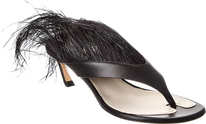 Lanvin Swing Melodie 45 Leather Sandal