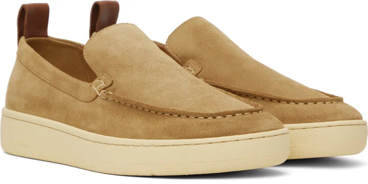 Lanvin Tan Cruiser Suede Sneakers - Image 4