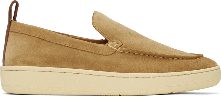 Lanvin Tan Cruiser Suede Sneakers