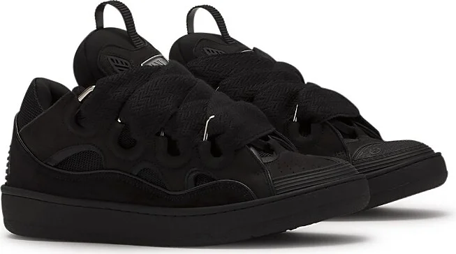 Lanvin Unisex Curb Leather Sneakers