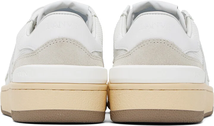 Lanvin White Clay Sneakers - Image 2