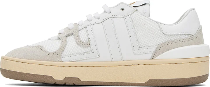 Lanvin White Clay Sneakers - Image 3