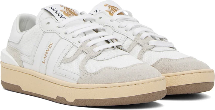Lanvin White Clay Sneakers - Image 4