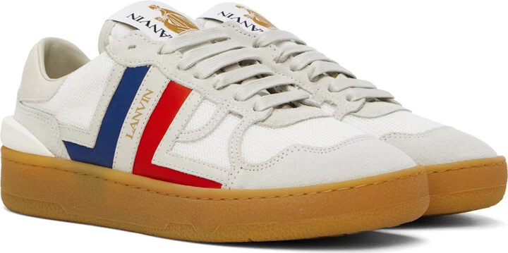 Lanvin White Clay Sneakers - Image 4