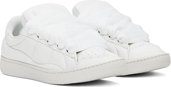Lanvin White Curb XL Sneakers - Image 4