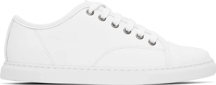 Lanvin White DBB1 Leather Sneakers