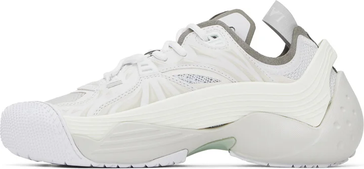 Lanvin White Flash-X Sneakers - Image 3