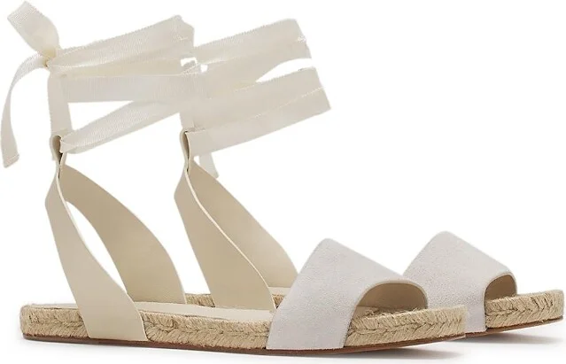 Lanvin Women's Domra Flat Suede Sandals