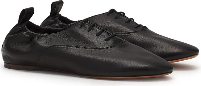 Lanvin Women's Lace Up Leather Slippers
