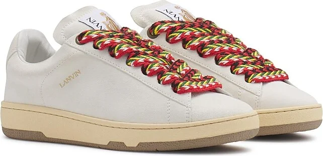 Lanvin Women's Suede Lite Curb Sneakers