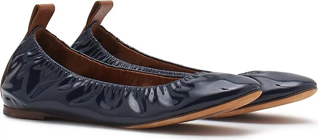 Lanvin Women's The Ballerina Flat in Patent Leather
