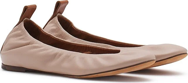 Lanvin Women's The Leather Ballerina Flat