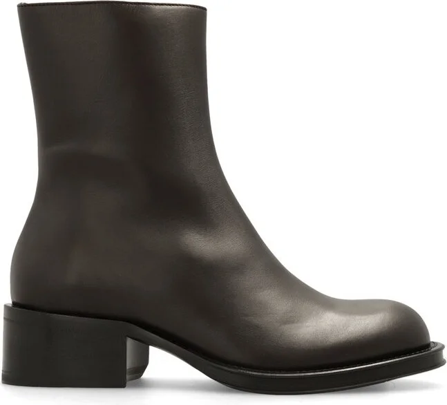 Lanvin Zip Detailed Ankle Boots