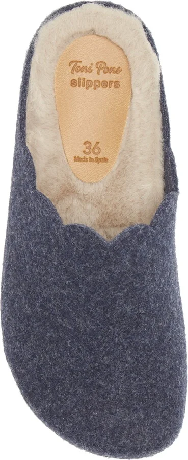 Laos Faux Fur Wool Blend Slipper - Image 5