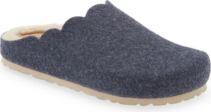Laos Faux Fur Wool Blend Slipper