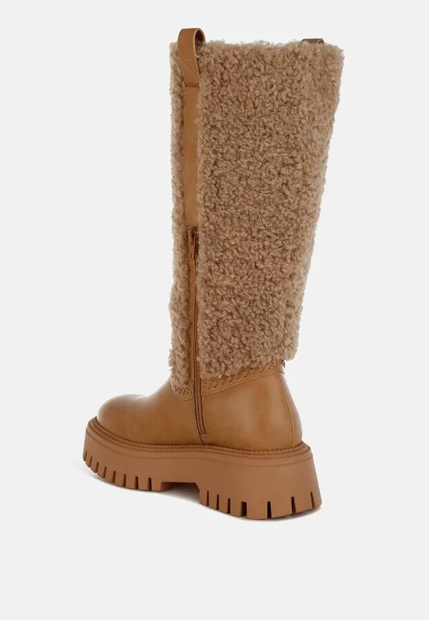 Lapland Fur Detail Calf Length Boots - Image 3