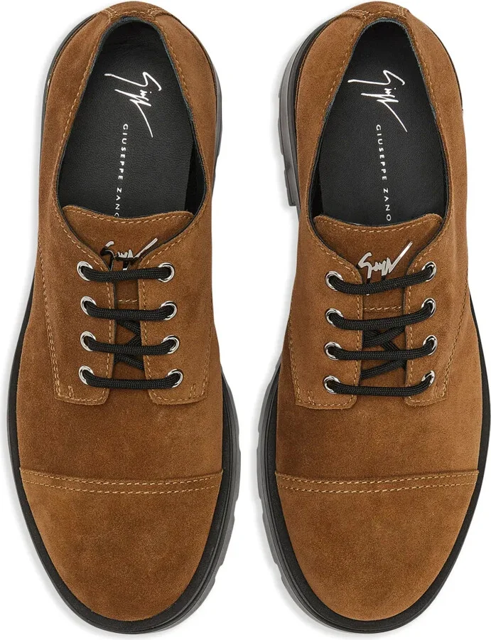 Lapley logo-plaque Derby shoes - Image 4