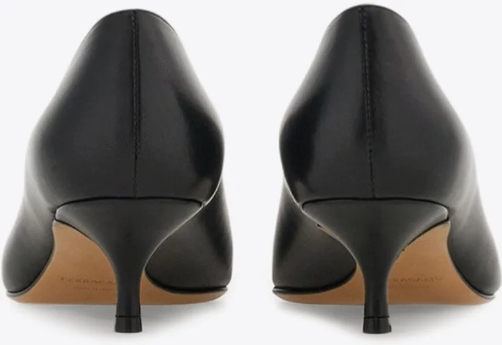Lara 40 Gancini Leather Pumps - Image 2