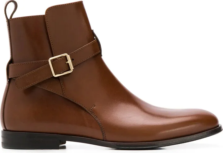 Lara buckled ankle boots