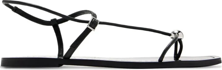 Lara leather ball-embellished sandals