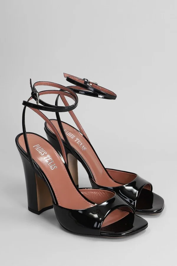 Lara Sandal 100 Sandals In Black Patent Leather - Image 2