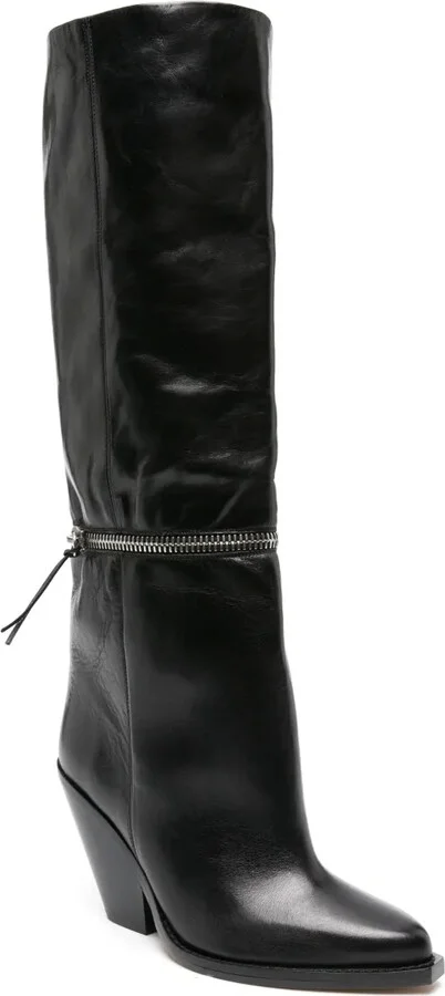 Larane 90mm zip-embellished boots - Image 2