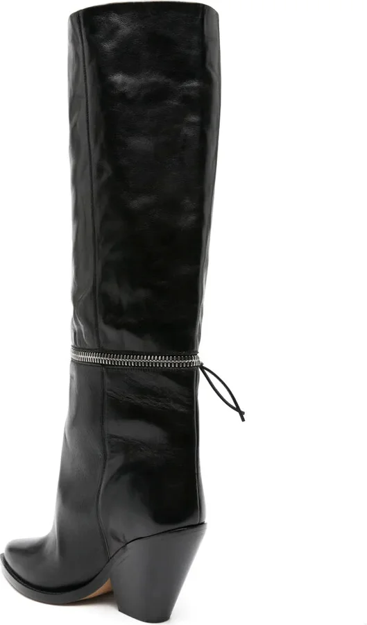 Larane 90mm zip-embellished boots - Image 3