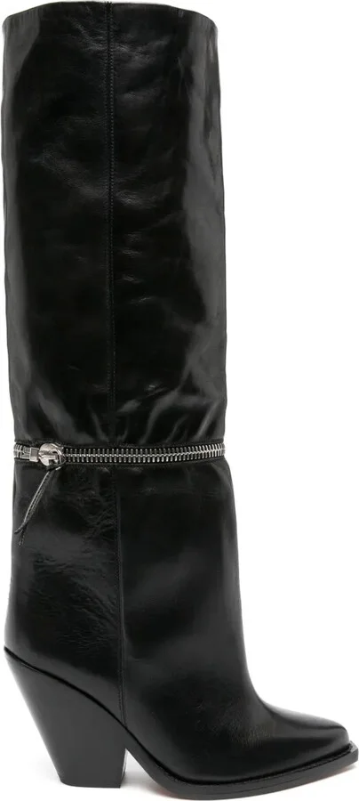 Larane 90mm zip-embellished boots