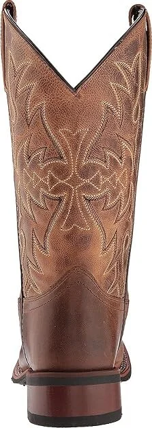 Laredo Anita Cowboy Women's Boots Tan : 6 B - Medium, Leather - Image 5