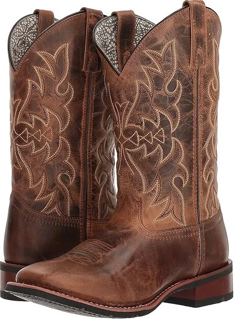 Laredo Anita Cowboy Women's Boots Tan : 6 B - Medium, Leather