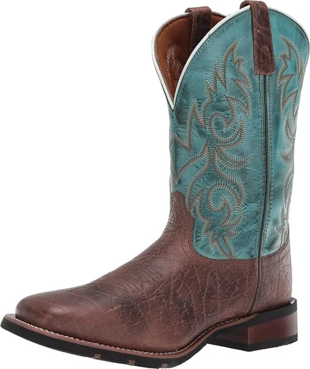 Laredo Bisbee Men's Boots Brown/Blue : 10.5 D - Medium, Leather - Image 2