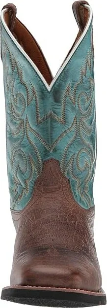 Laredo Bisbee Men's Boots Brown/Blue : 10.5 D - Medium, Leather - Image 6