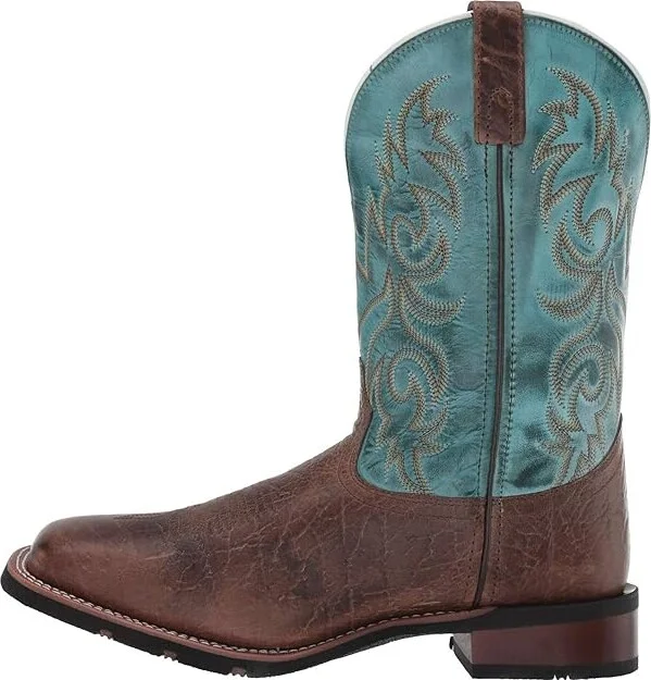 Laredo Bisbee Men's Boots Brown/Blue : 10.5 D - Medium, Leather - Image 7