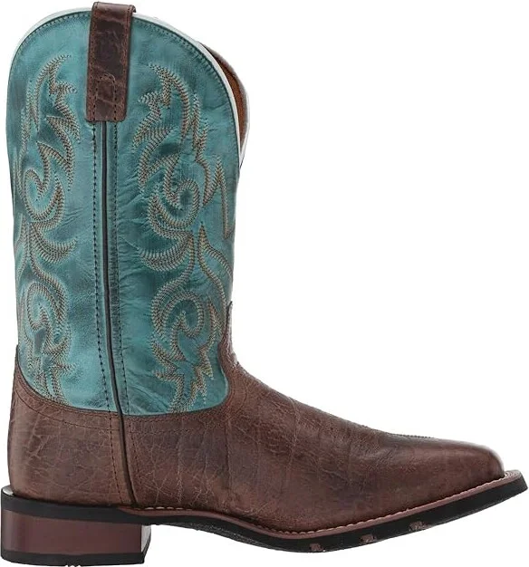 Laredo Bisbee Men's Boots Brown/Blue : 10.5 D - Medium, Leather - Image 8
