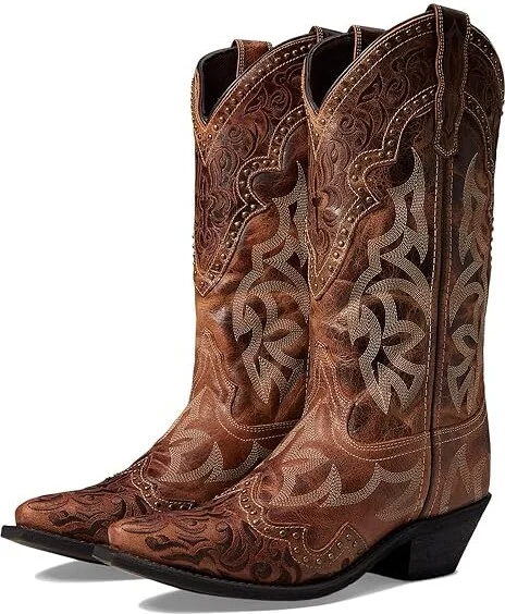 Laredo Braylynn Women's Boots Brown : 6 B - Medium, Leather