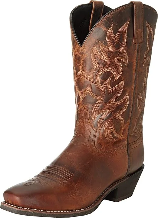 Laredo Breakout Cowboy Boots Rust Distressed : 7 D - Medium, Leather - Image 2
