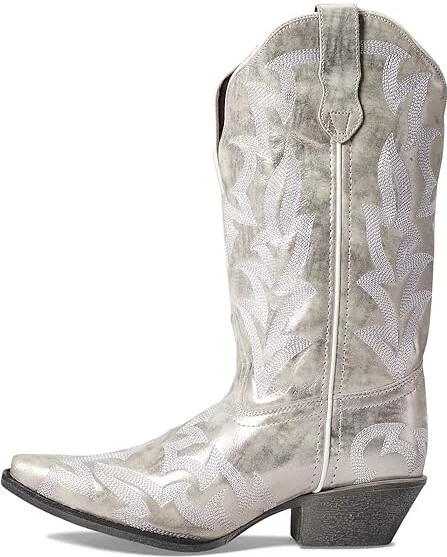 Laredo Dream Girl Women's Shoes Silver : 8.5 B - Medium, Leather - Image 6