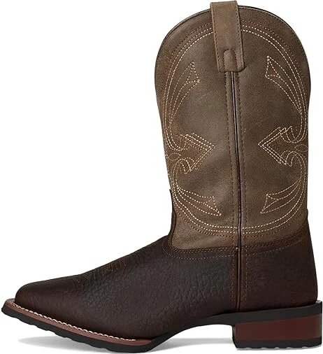 Laredo Elias Cowboy Boots Chocolate/Tan : 10 D - Medium, Leather - Image 6